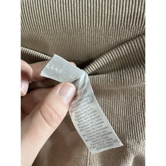 Everlane‎ The Seamless High Rise Stretchy Ribbed Legging Tan XS/S Casual - Picture 5 of 8